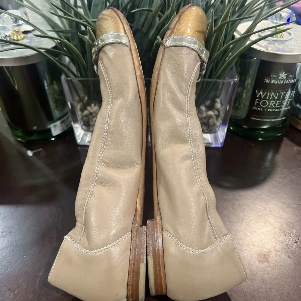 AGL Attilio Giusti Leombruni Leather Ballet Flats  EU 39.5